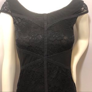 H&M sexy black laced dress